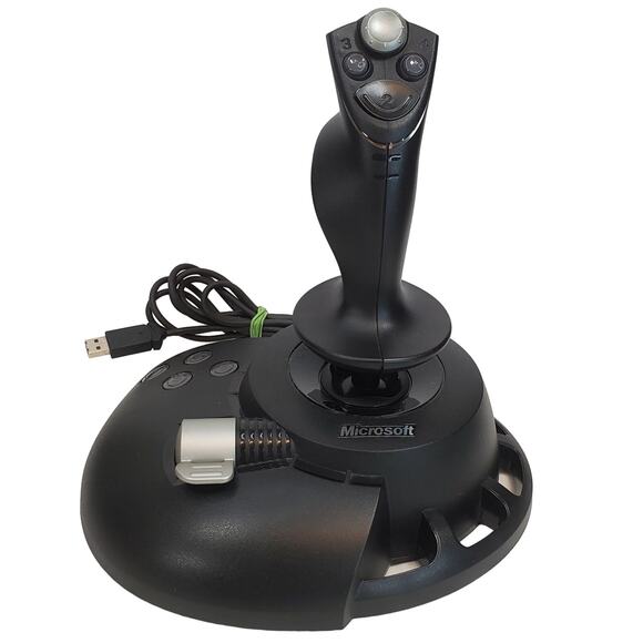 Microsoft Sidewinder Precision 2 Joystick PC Controller with Original Box Manual - Picture 5 of 15